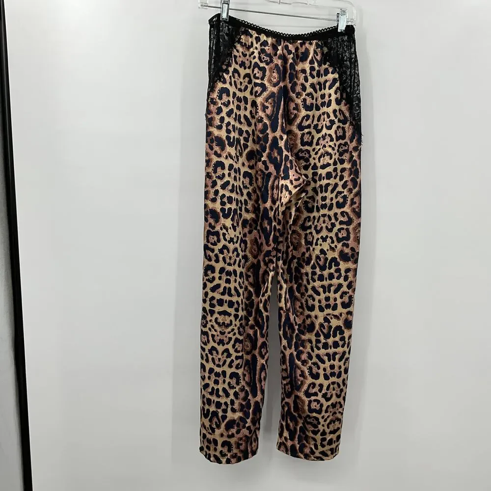 Seven till Midnight Leopard Print Cami &‎ Pant Sleep Set Size 1X/2X (Z93)
